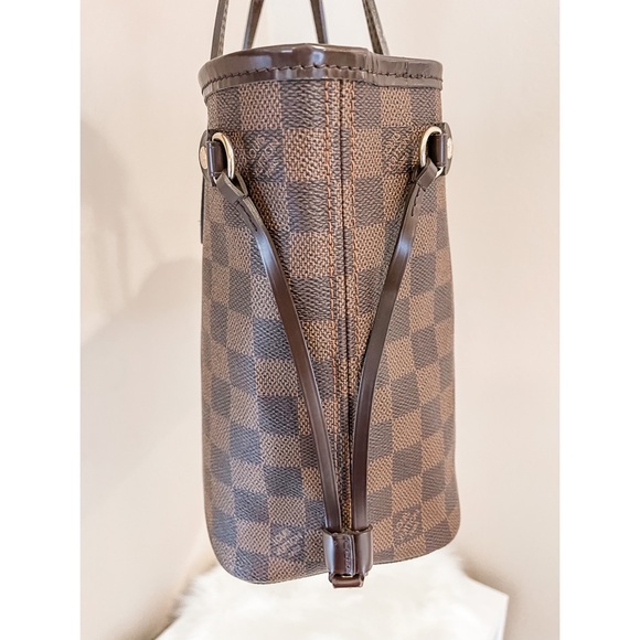 AUTHENTIC Louis Vuitton Damier Ebene Neverfull PM Cherry - Picture 4 of 11